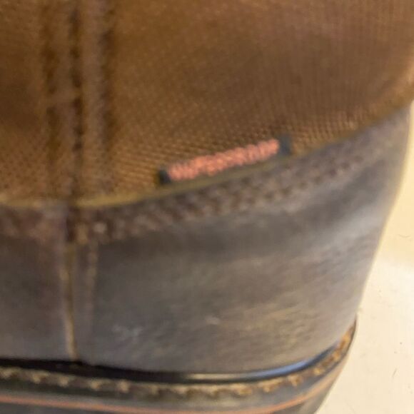CE Schmidt waterproof work boots‎ steel toe 10 wide EH brown